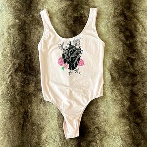 H&M Coachella Bodysuit sz S EUC
